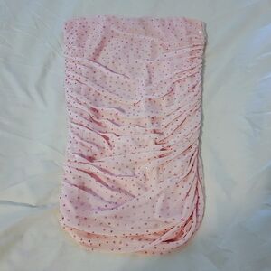 Afrm Los Angeles Desani Rhinestone Dotted Mini Skirt